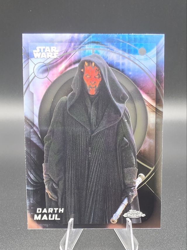 2025 2026 Topps Chrome Star Wars Darth Maul #171