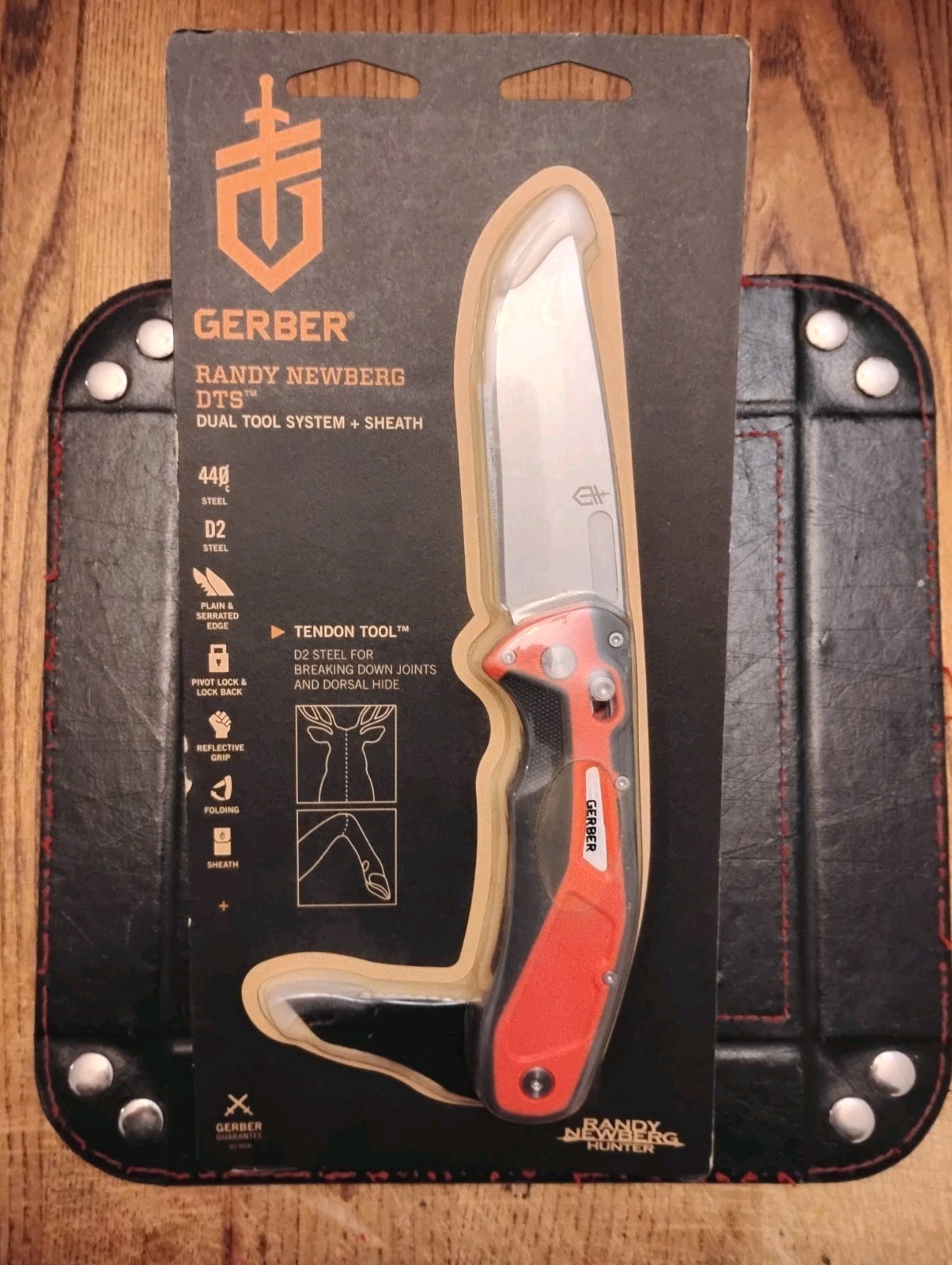GERBER Randy Newberg DTS Folding Knife Dual Blades 3.75\