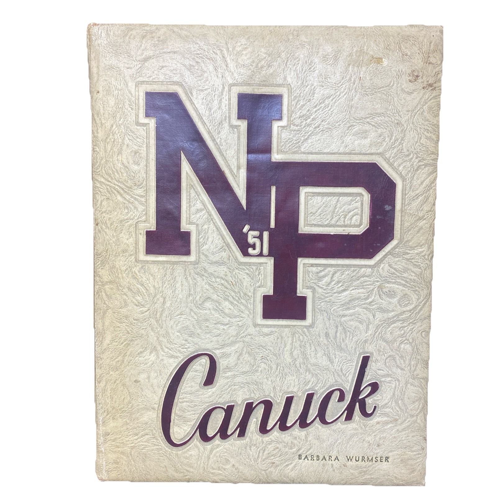 Vintage 1951 North Plainfield NJ Canuck Yearbook Vintage 1951 North Plainfield NJ Canuck Yearbook