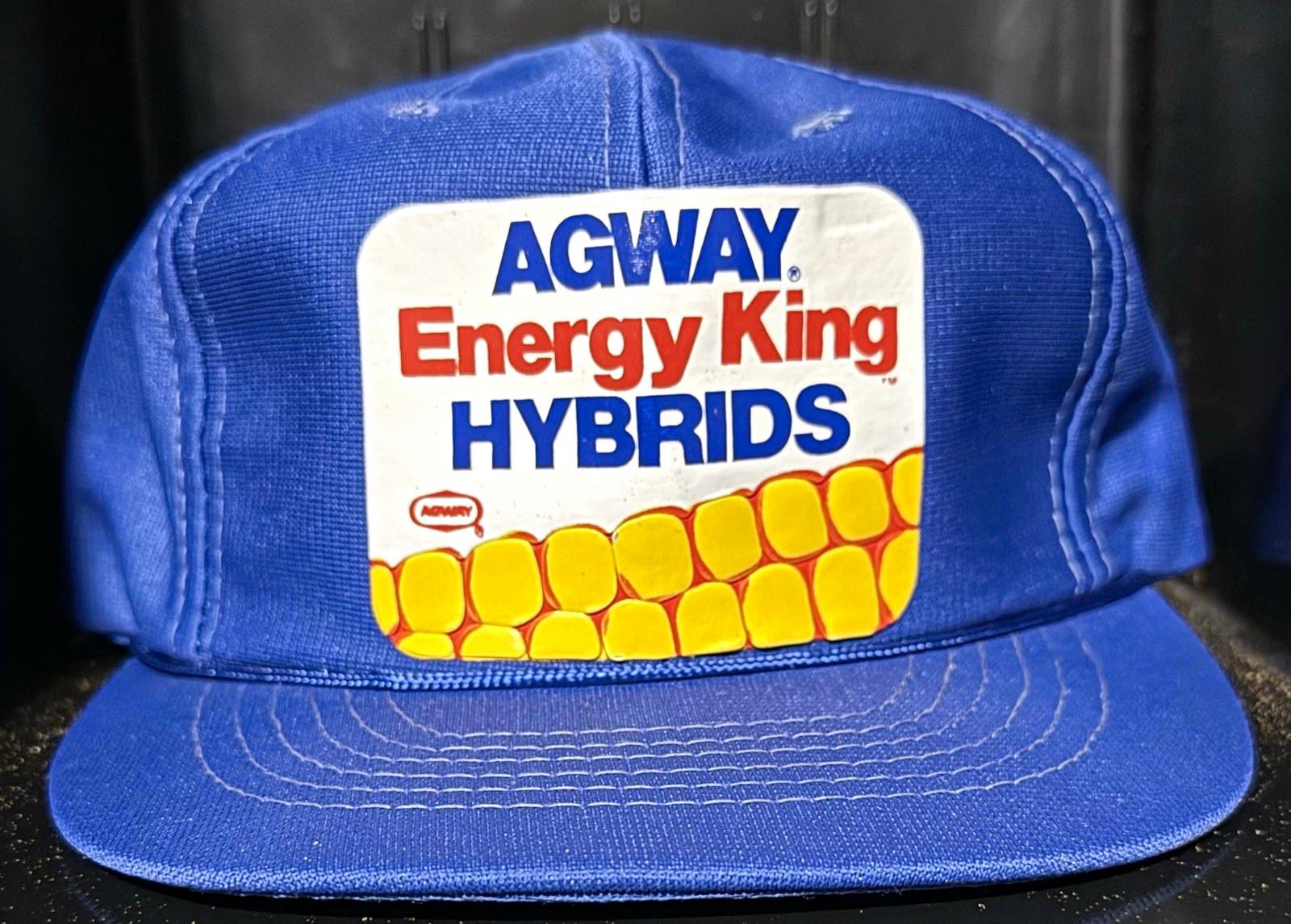 Vintage Agway Energy King Hybrids Corn Seed USA Snapback Hat