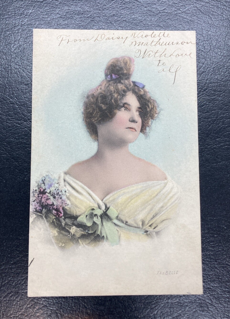 Women Portrait of a young woman Postcard Vintage Post Card