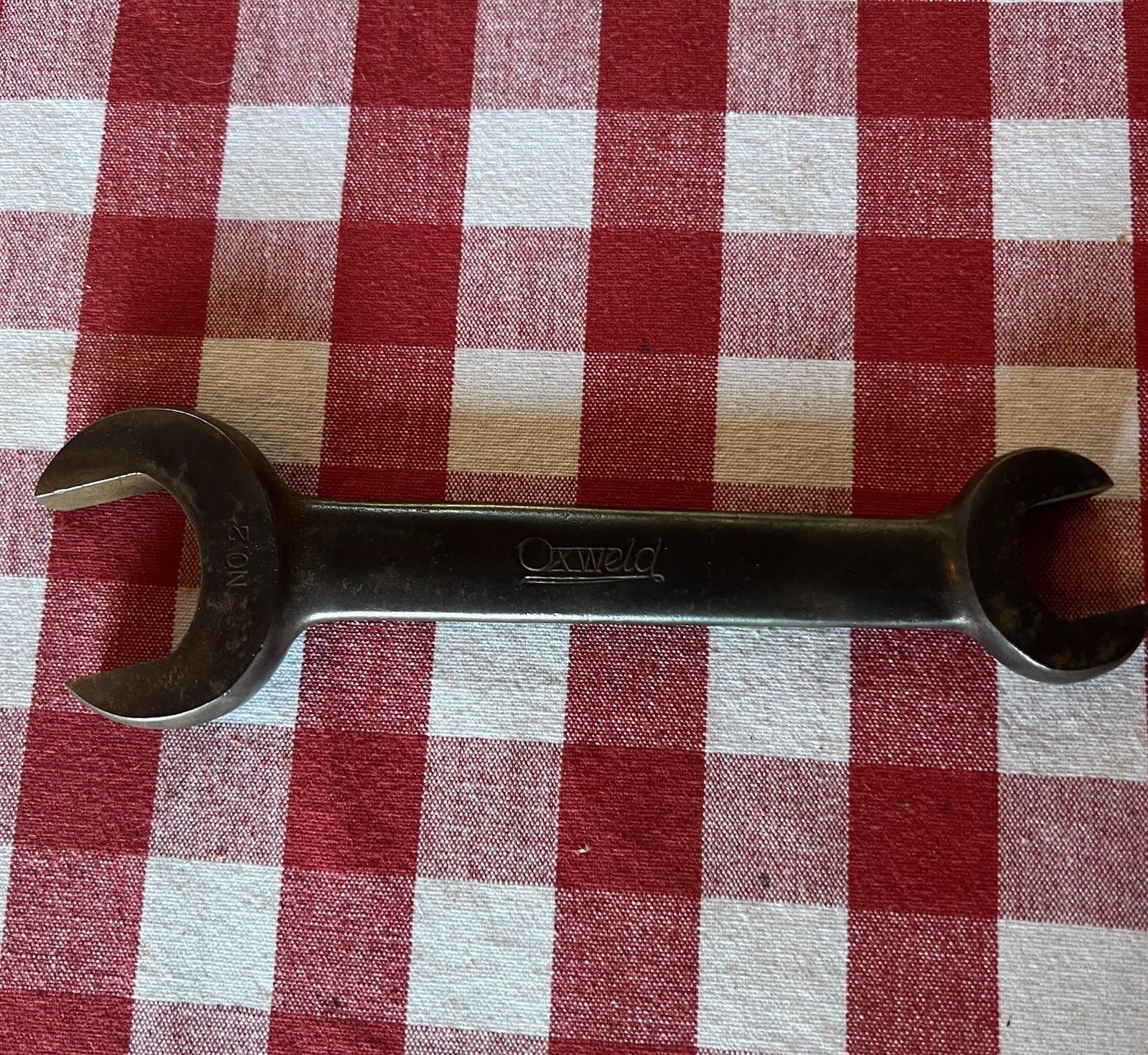 Vintage Oxweld No. 2 Open End Wrench .75” X 1.25” Made in USA