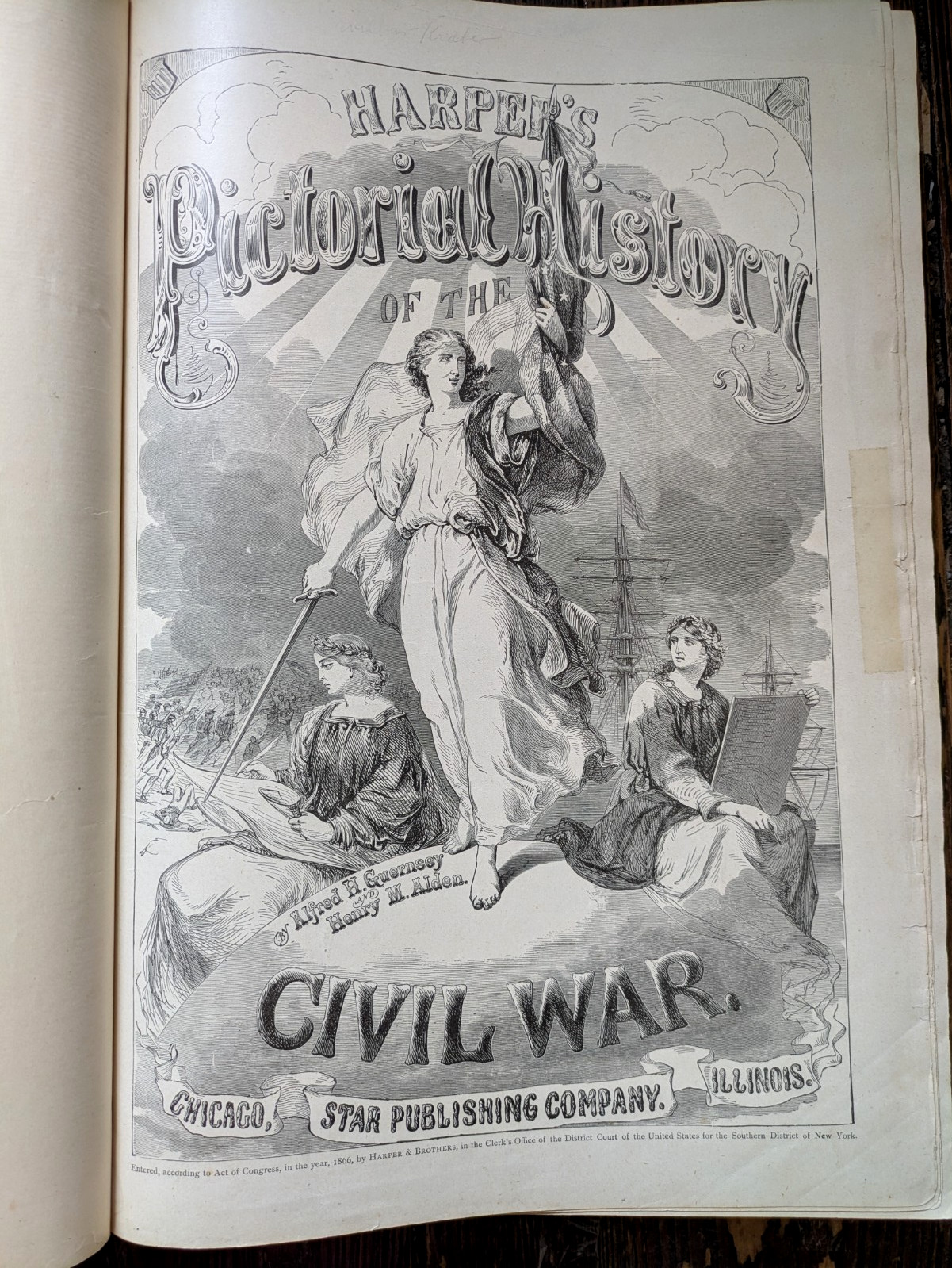 Harper's Pictorial History of the Civil War, 19th Century Engravings Harper's Pictorial History of the Civil War, 19th Century Engravings