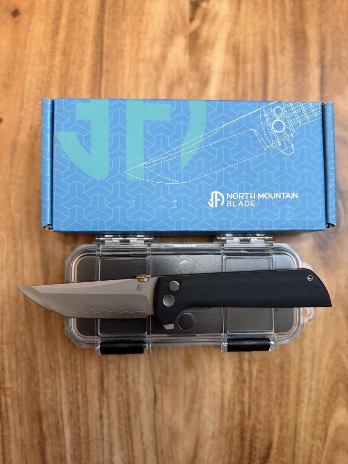 North Mountain Blade Chop 2 SLD-Magic Tanto Blade Black  G10 Handle