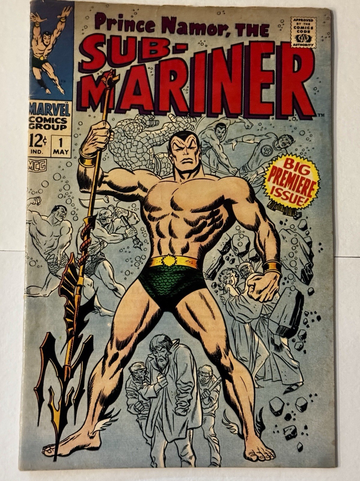 Sub- Mariner #1 (1968 Marvel) Big Premier Issue Namor First Solo Comic