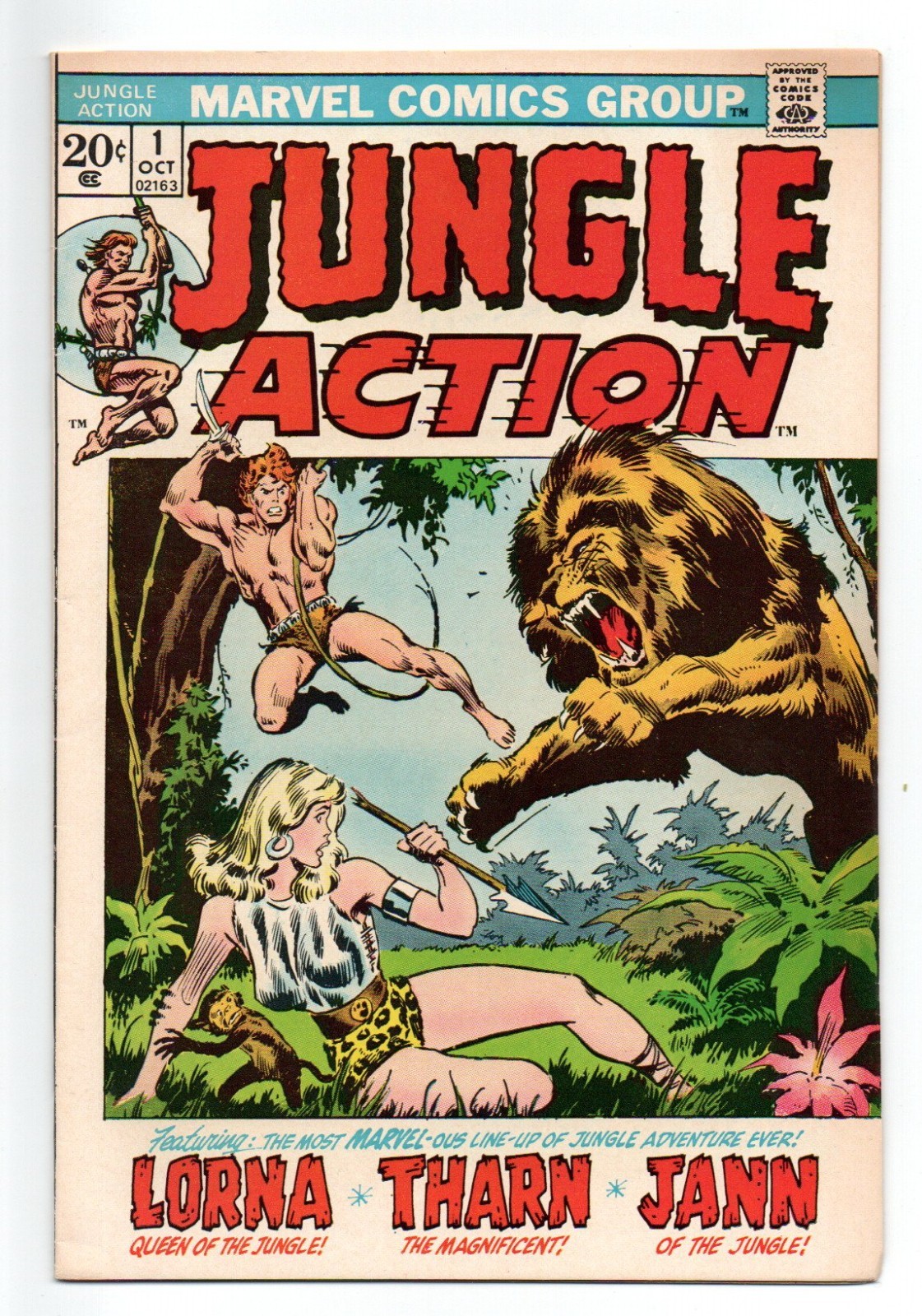 Jungle Action #1 (Marvel Comics October 1972)