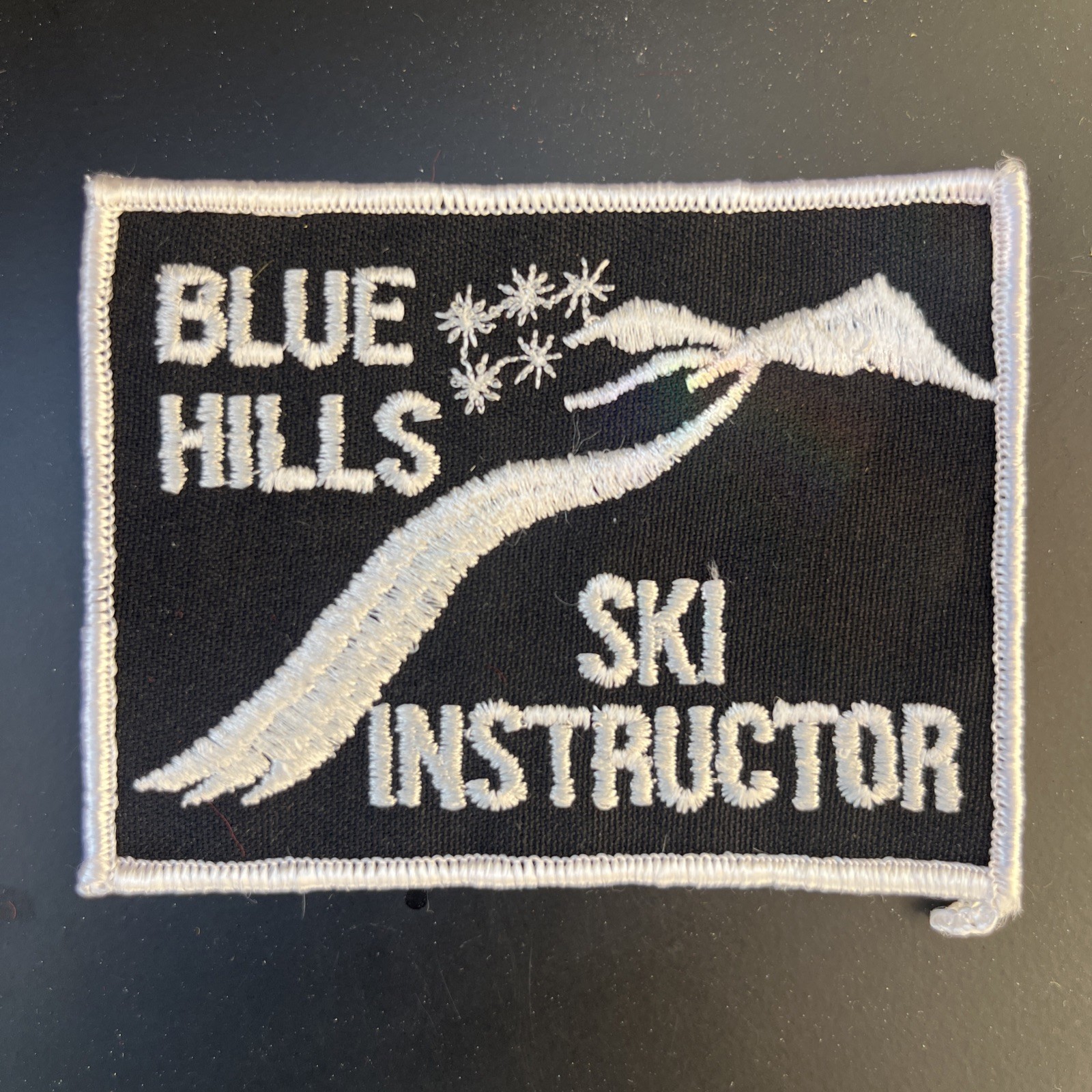 Vintage Blue Hills Ski Instructor Resort Patch - Massachusetts