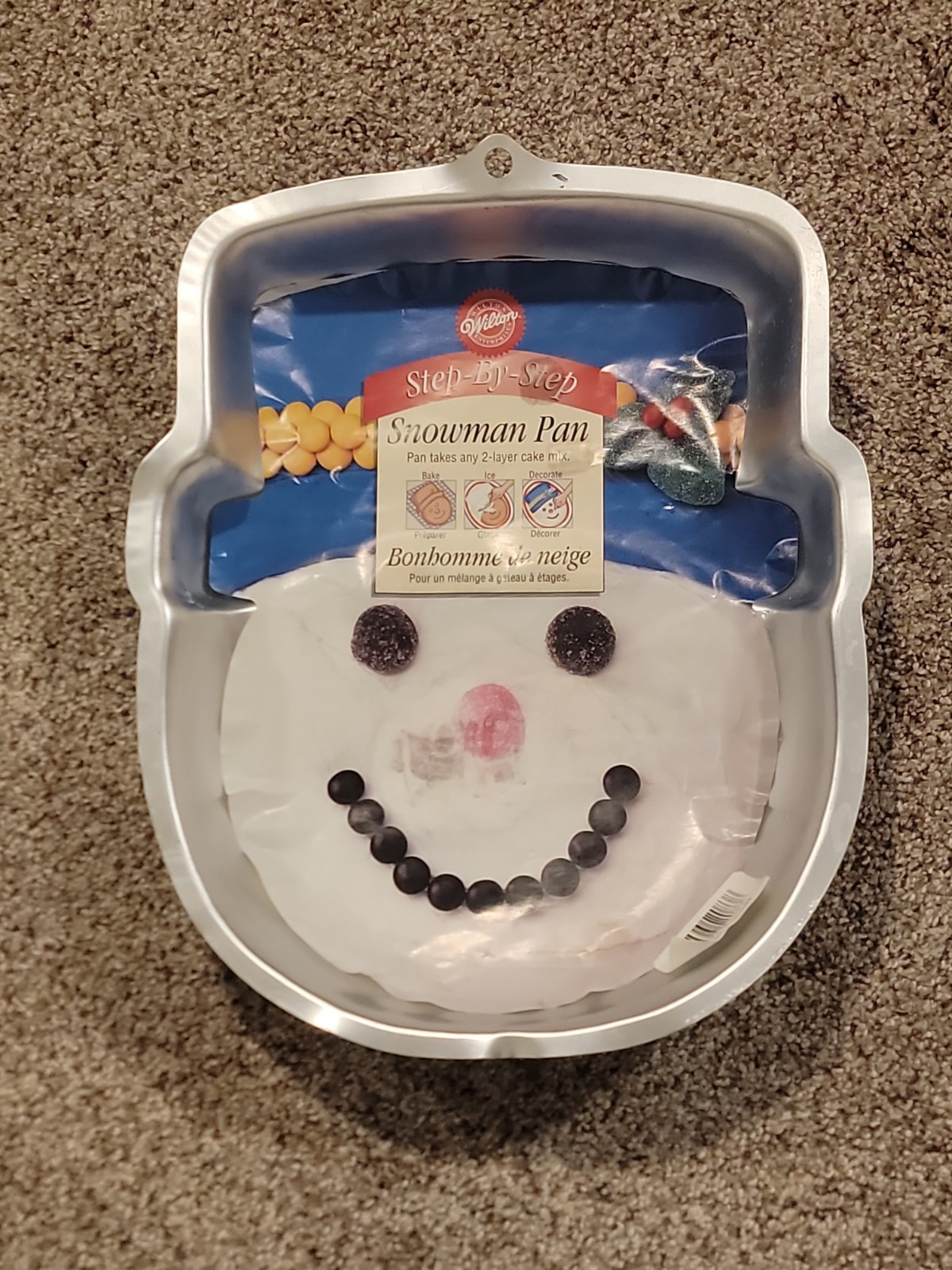 Vintage 2002 Wilton 2105 2083 Snowman Frosty Christmas Baking Pan Mold Vintage 2002 Wilton 2105 2083 Snowman Frosty Christmas Baking Pan Mold