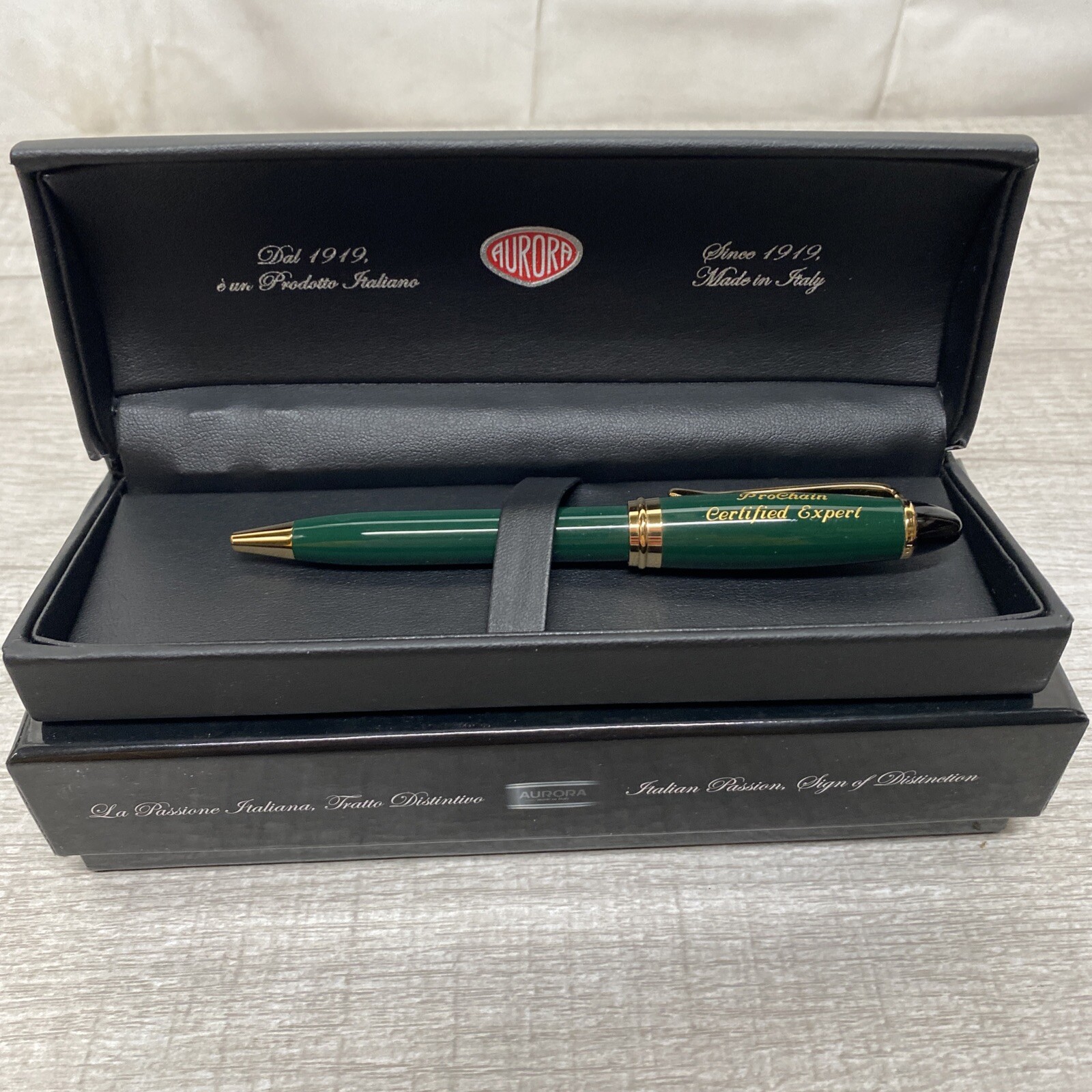 New Aurora Ipsilon Resin Ballpoint Pen - B31 Green