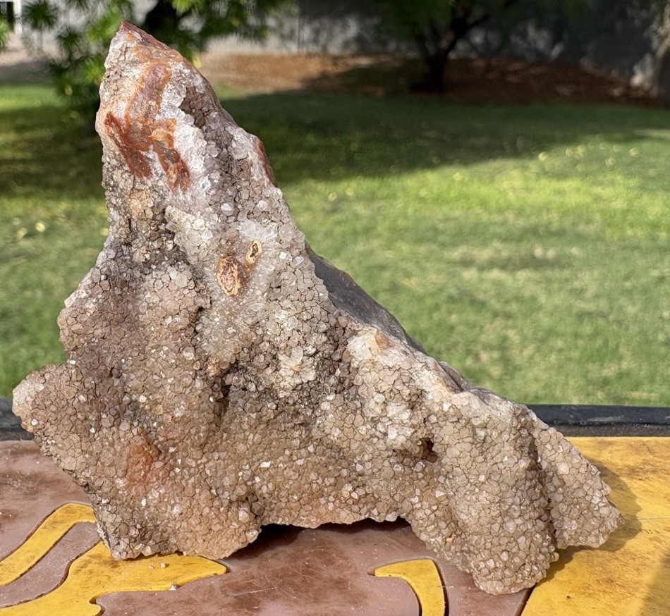 ☘️RR⛏️: Druzy Quartz On Arizona Petrified Wood, 4.5 Oz. 🌈 ☘️RR⛏️: Druzy Quartz On Arizona Petrified Wood, 4.5 Oz. 🌈
