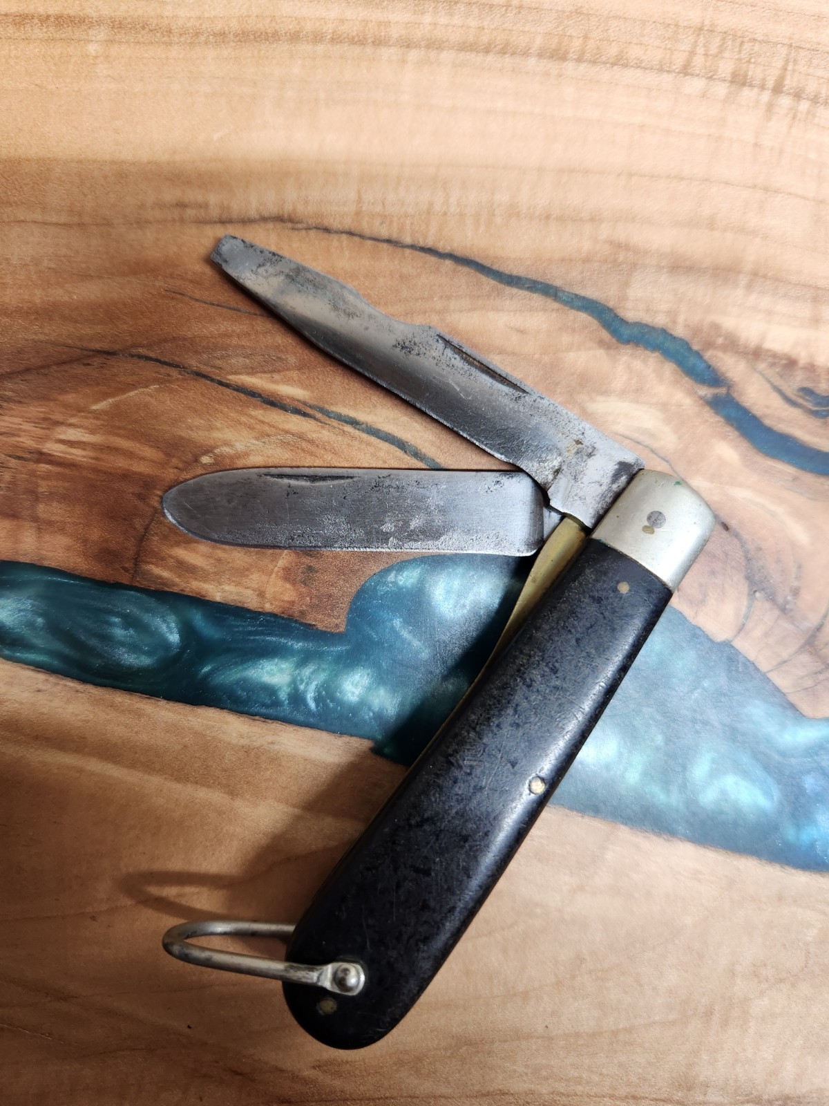 Vintage Kutmaster Electricians Folding Knife, Made in USA