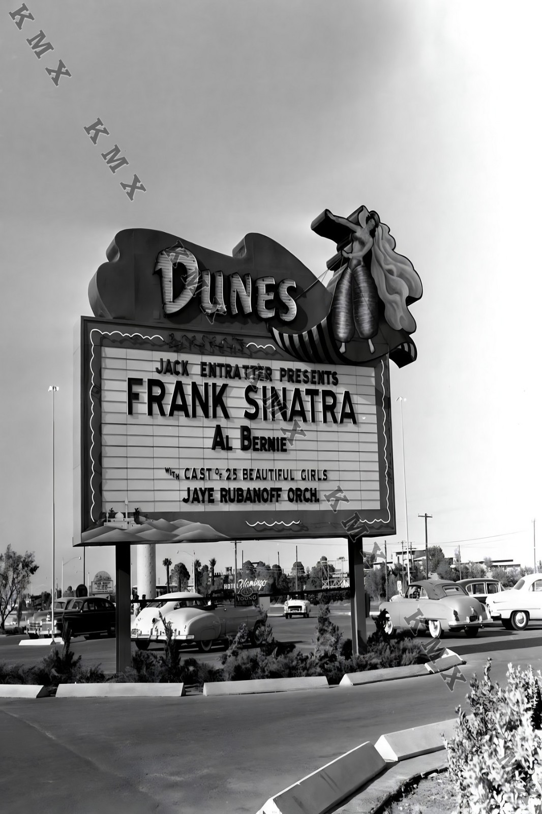 1950's Frank Sinatra Dunes Casino Vintage Las Vegas