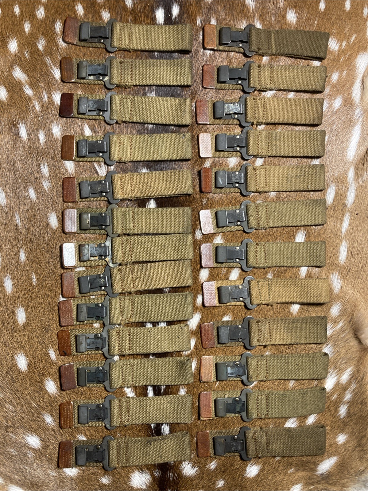 Original Canadian WW2 Inglis Browning Hi Power Stock Holster Frog P35.