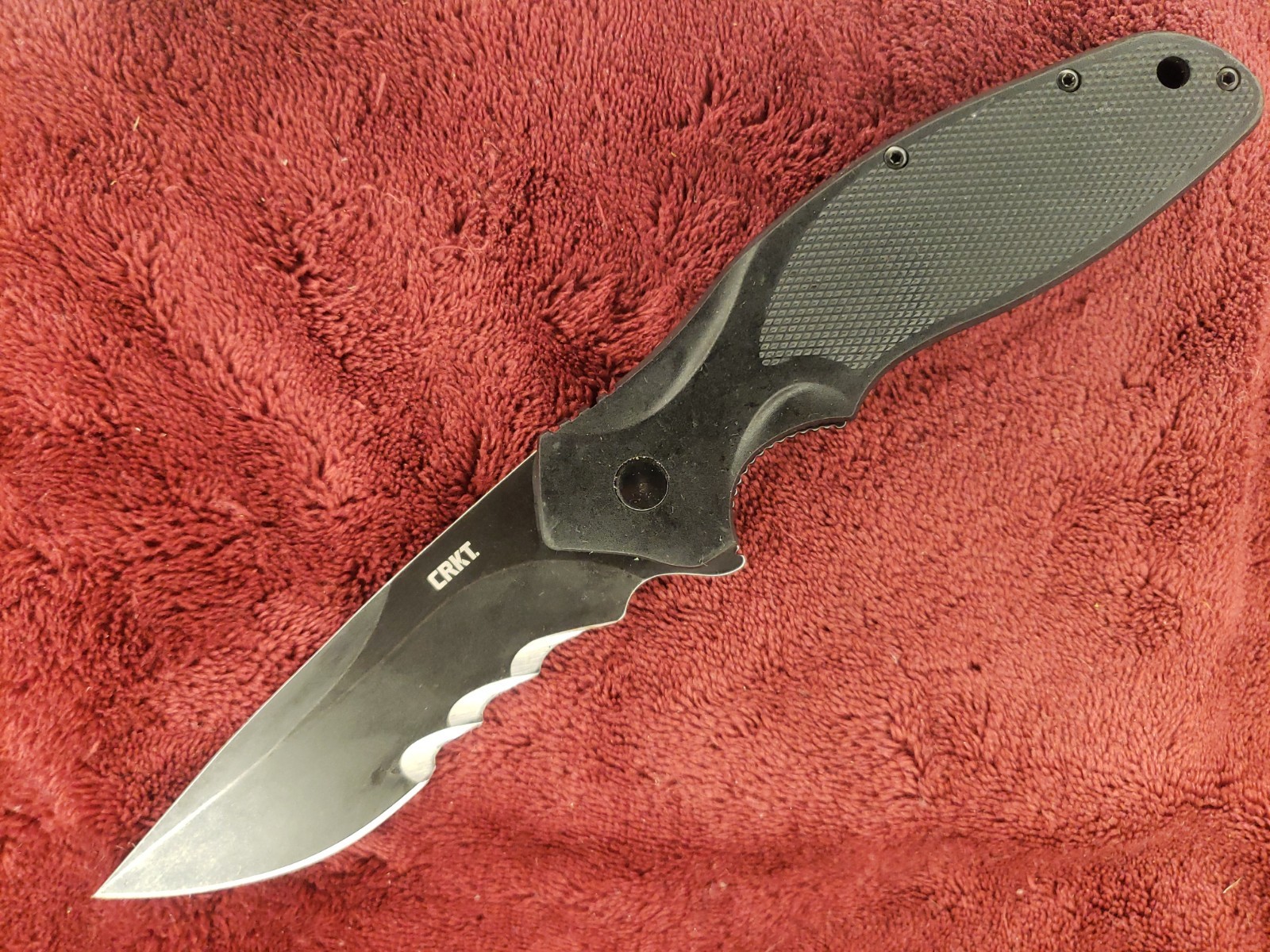 CRKT Shenanigan Black Stonewashed K800KKP Knife CRKT Shenanigan Black Stonewashed K800KKP Knife