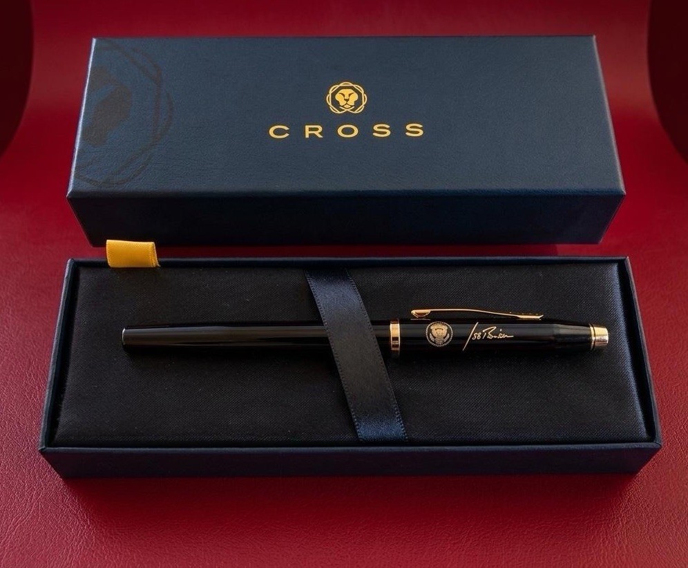 Rare Authentic President Joe Biden Official White House Cross Bill Signer Pen Rare Authentic President Joe Biden Official White House Cross Bill Signer Pen