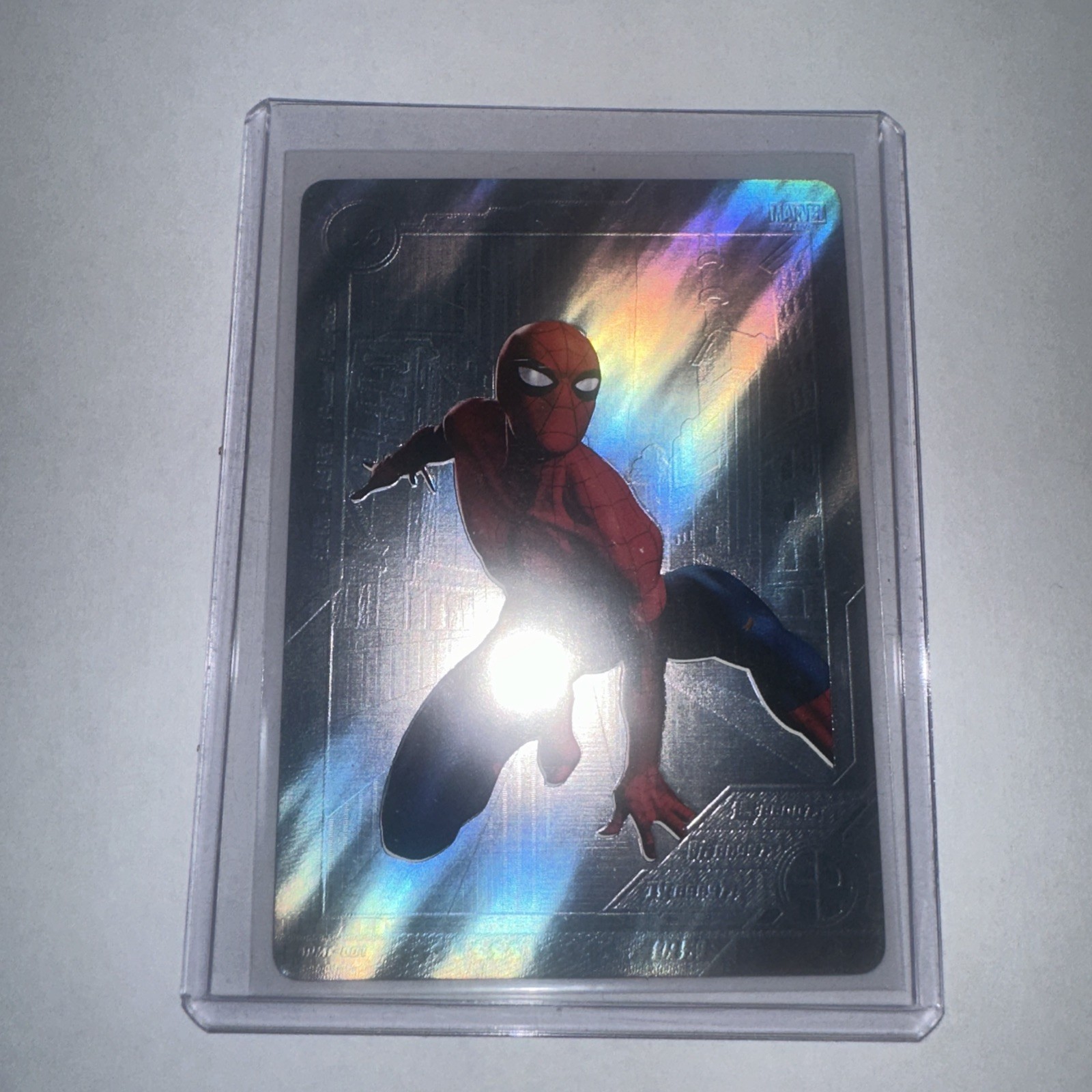 Spider-Man 2022 Camon Marvel Team Up Peter Parker Silver Foil #SPMT-007 FR SSP Spider-Man 2022 Camon Marvel Team Up Peter Parker Silver Foil #SPMT-007 FR SSP