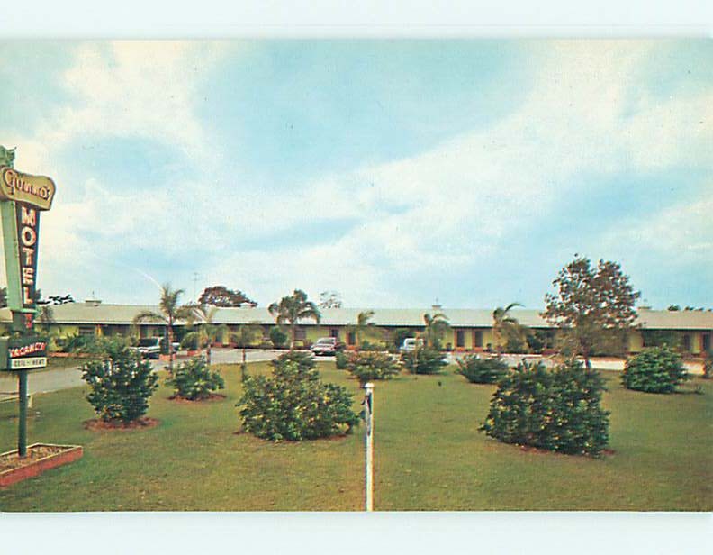 Pre-1980 OLD CARS & GUMMO\'S MOTEL Haines City Florida FL s8634