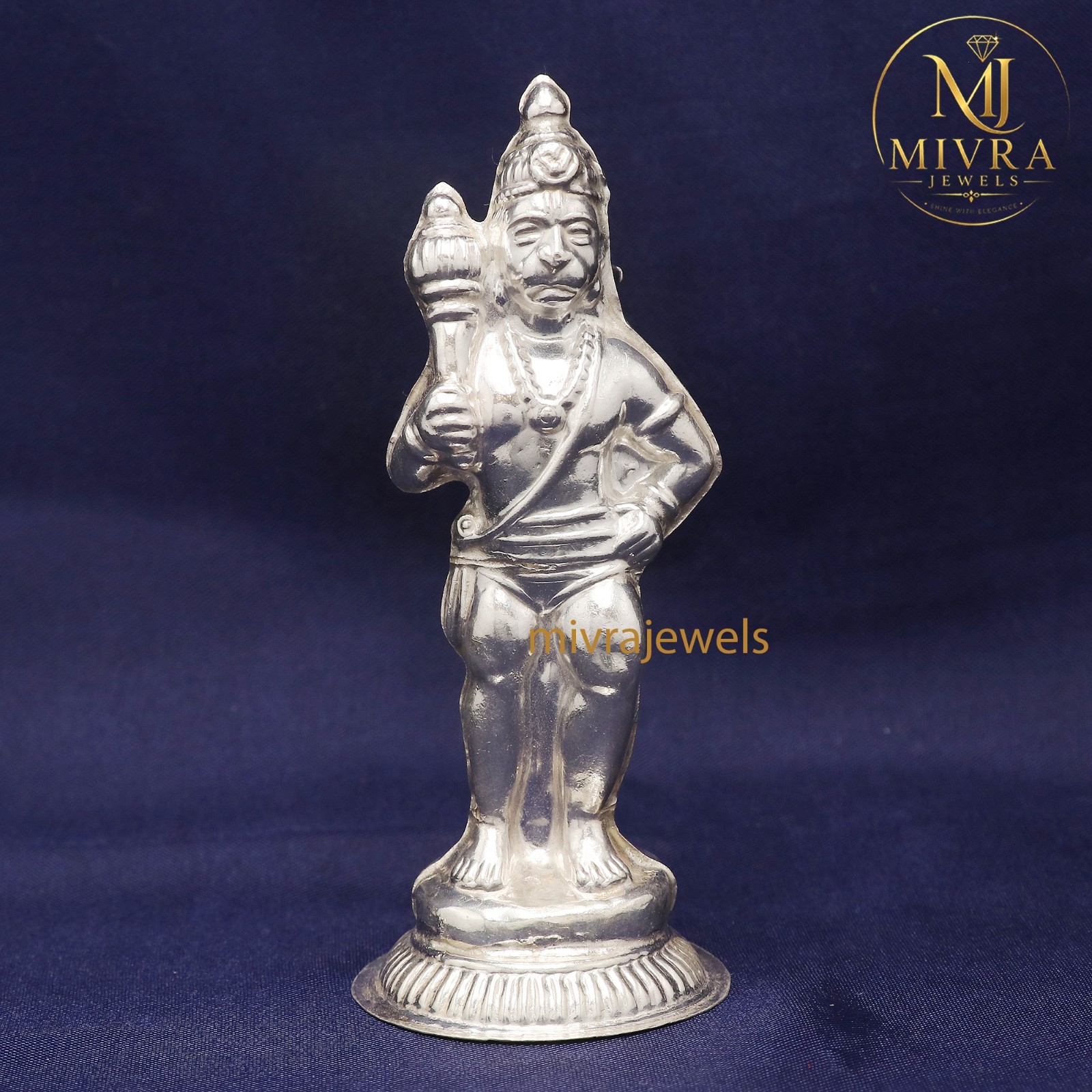 925 Sterling Silver Hanuman Idol 51.6g Silver Gifts for Special Occasions 925 Sterling Silver Hanuman Idol 51.6g Silver Gifts for Special Occasions