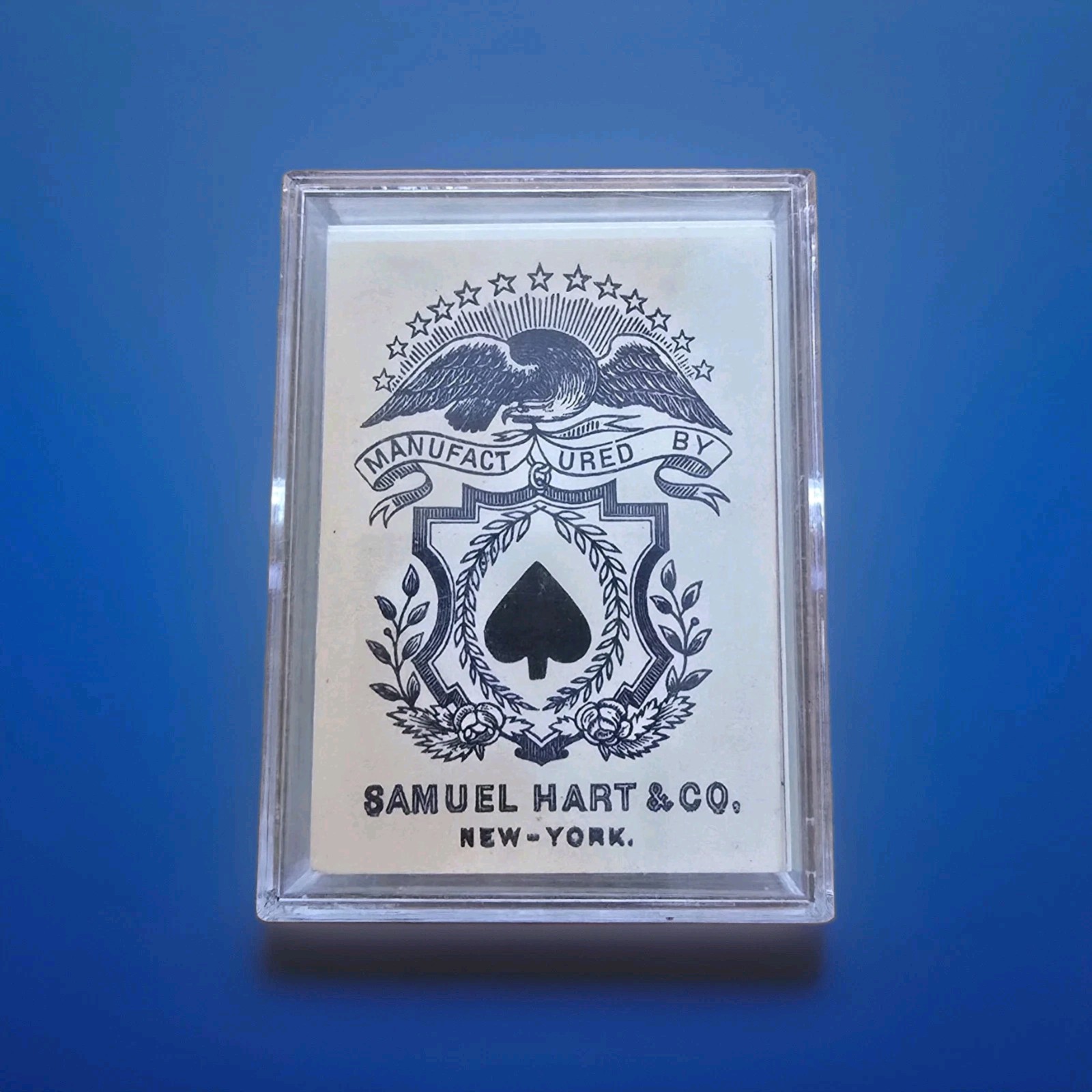 Antique Samuel Hart & Co (NYCCC) Faro Playing Cards 1885 52 Cards One Way Courts
