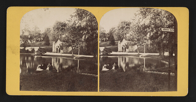Greenwood Cemetery, Arbor Water c1900 Old Photo Greenwood Cemetery, Arbor Water c1900 Old Photo