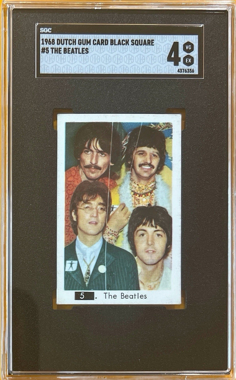 1968 Dutch Gum Black Square - #5 The Beatles - SGC 4