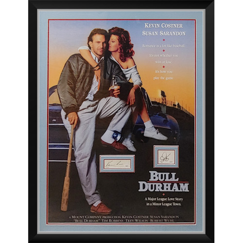 Bull Durham Full-Size Movie Poster Deluxe Framed with Kevin Costner And Susan Sa Bull Durham Full-Size Movie Poster Deluxe Framed with Kevin Costner And Susan Sa