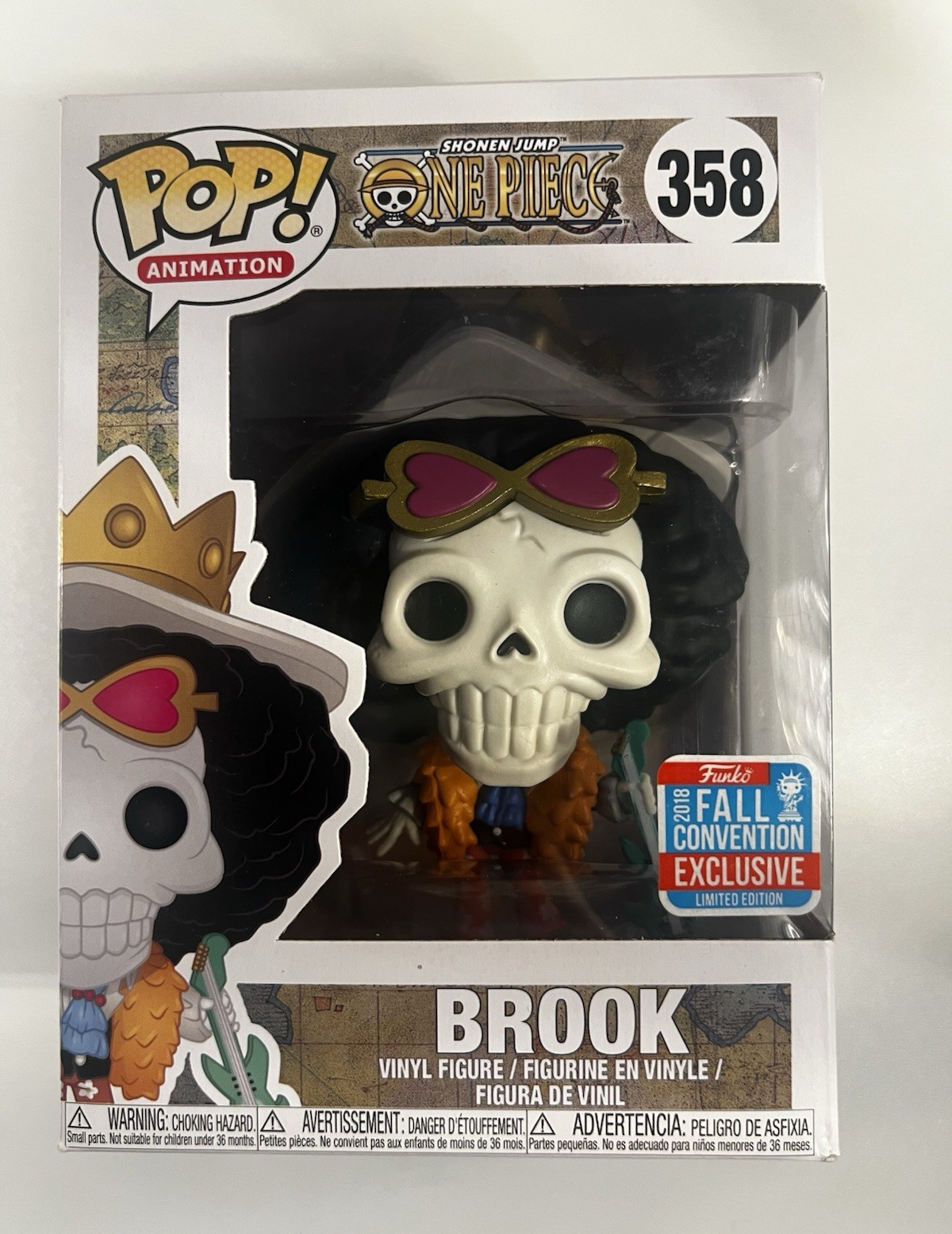 Funko Pop One Piece Brook #358 2018 Fall Convention Exclusive (See Description)
