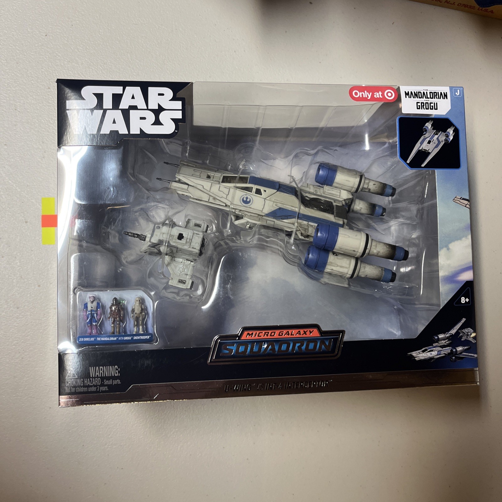 Jazwares Star Wars Micro Galaxy Squadron U-Wing vs INT-4 Interceptor Mandalorian