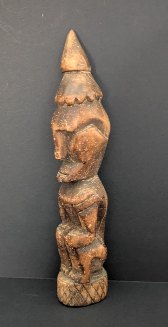 Vintage Handcrafted Wooden Sumatra Guardian Figure - 8 1/4\ Vintage Handcrafted Wooden Sumatra Guardian Figure - 8 1/4\