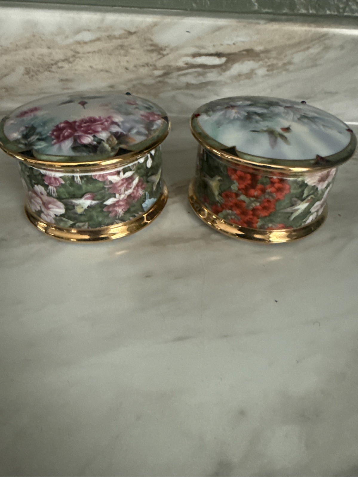 Vintage Ardleigh-Elliott/ Lena Liu Porcelain Music Box Bundle Of 2
