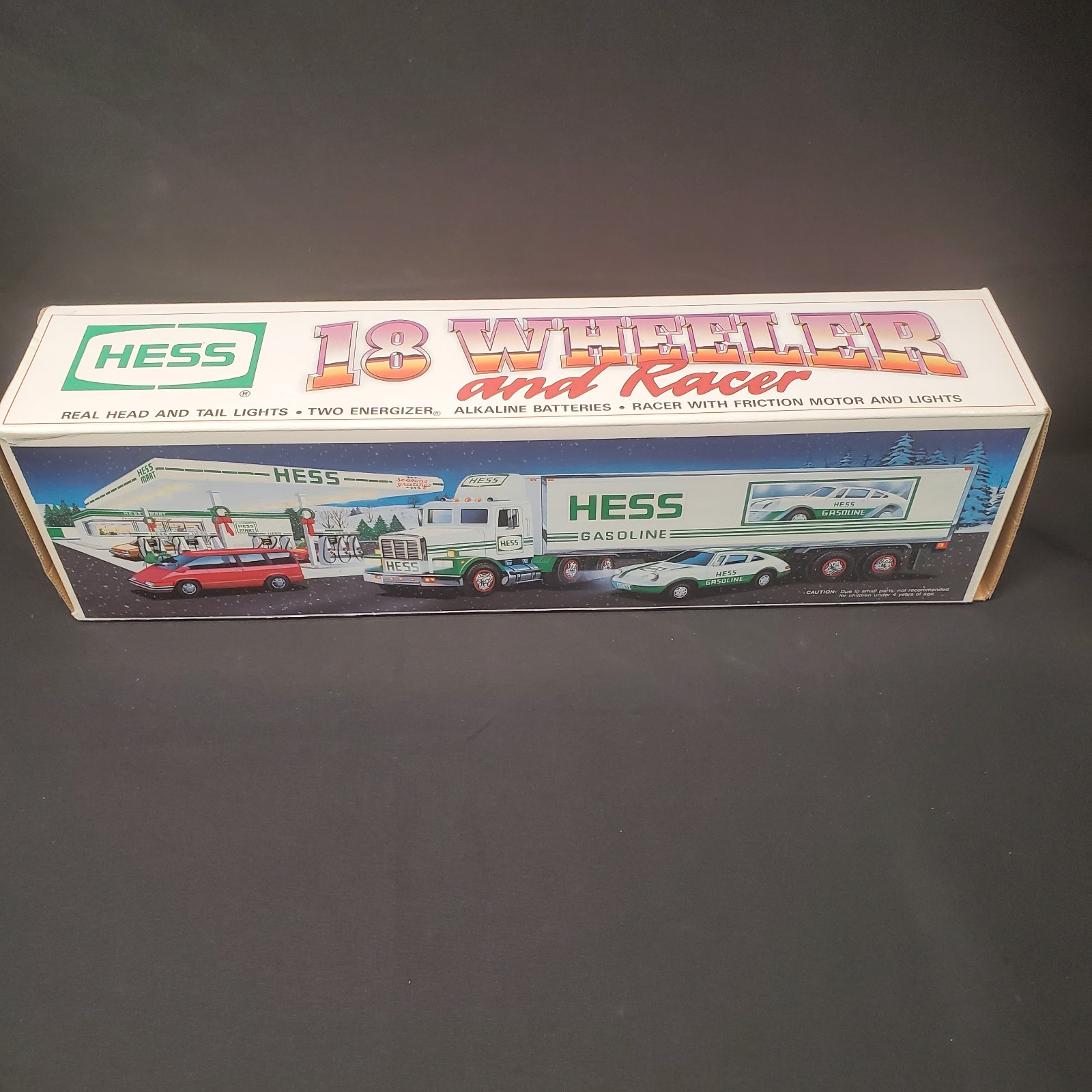 Vintage 1992 Hess 18 Wheeler and Racer Truck Set New In Box NIB Gas Oil Toy Haul Vintage 1992 Hess 18 Wheeler and Racer Truck Set New In Box NIB Gas Oil Toy Haul