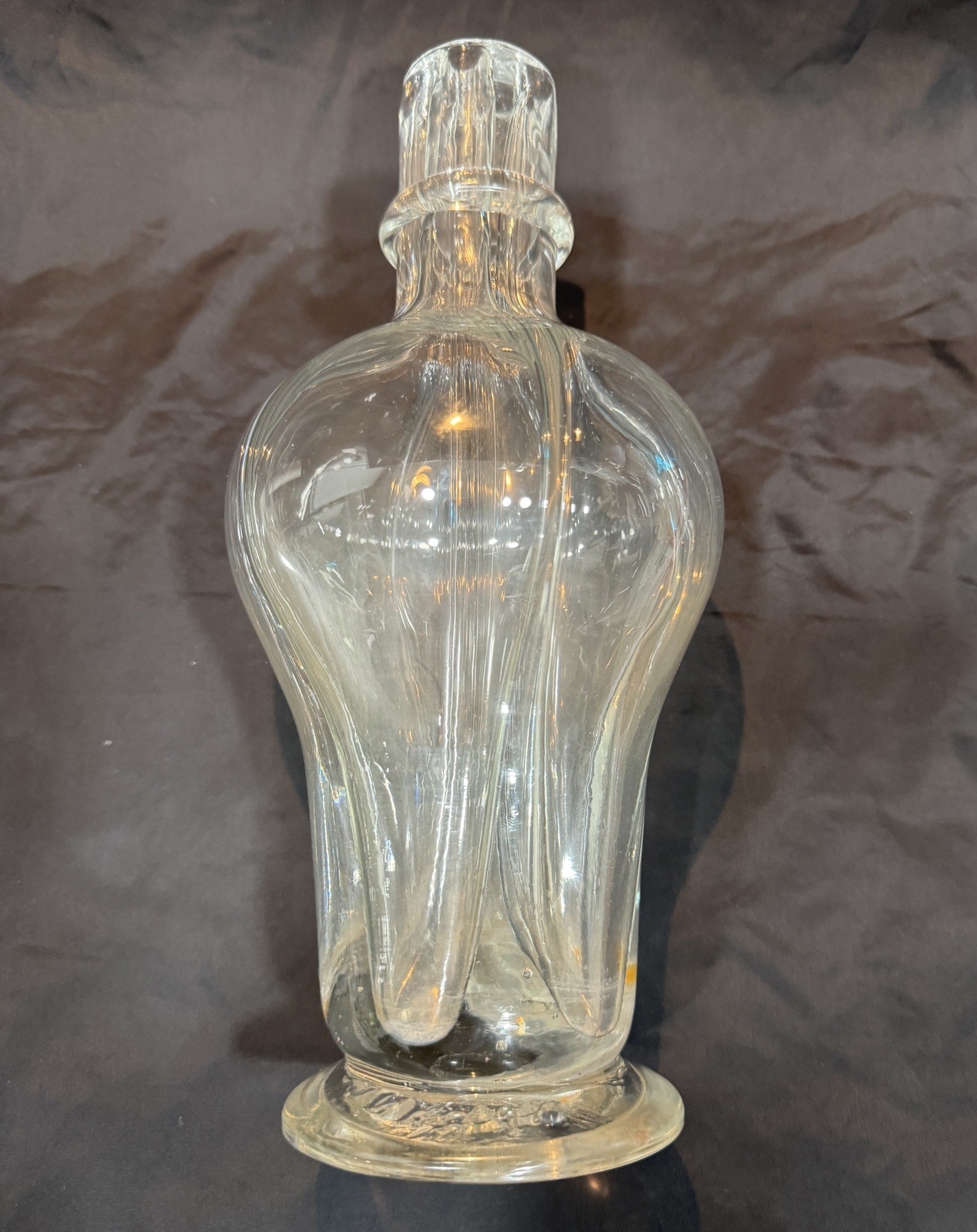 1960’s VINTAGE French Hand Blown 4 Chamber Liquor Decanter Made In FRANCE