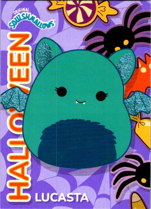 2024 Panini Squishmallows #10 Lucasta Halloween 2024 Panini Squishmallows #10 Lucasta Halloween