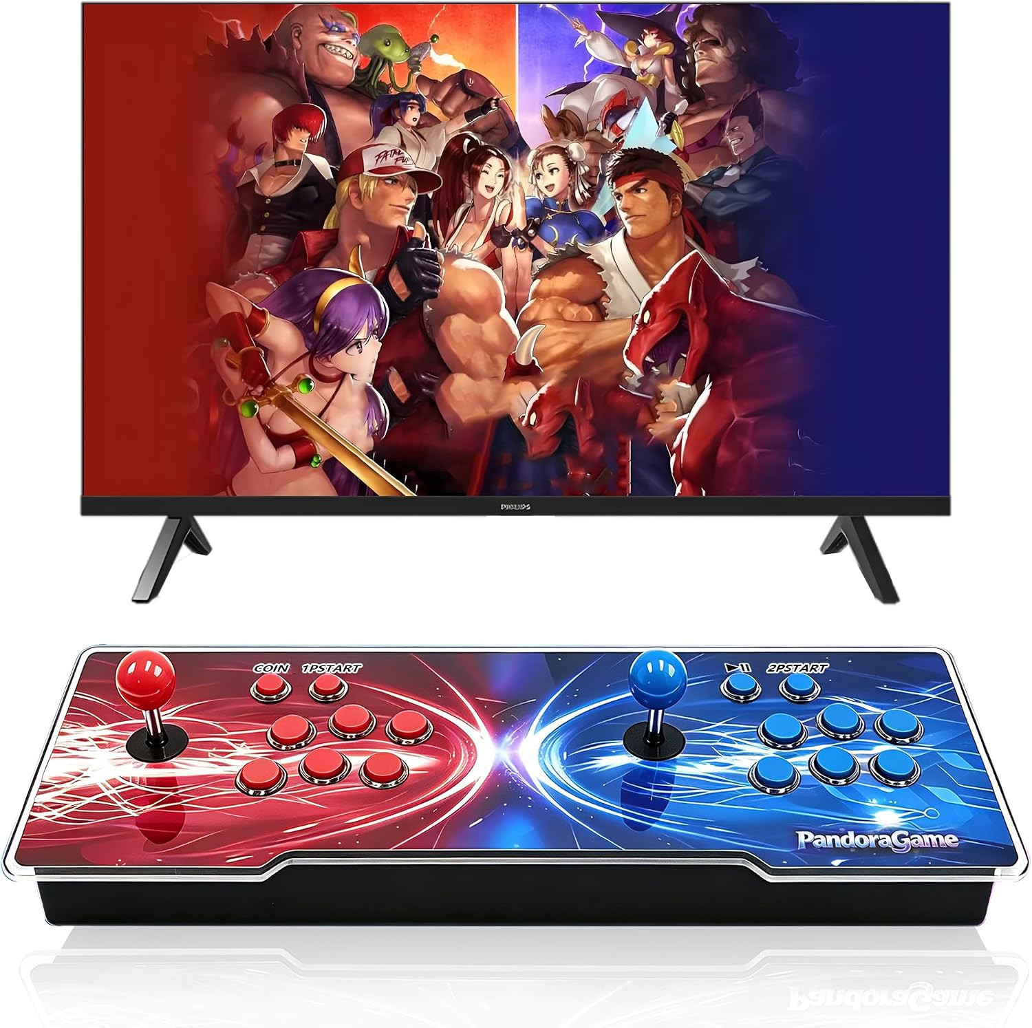 32000 in 1 Arcade Game Console with Dual Joysticks, 1-4 Players 32000 in 1 Arcade Game Console with Dual Joysticks, 1-4 Players