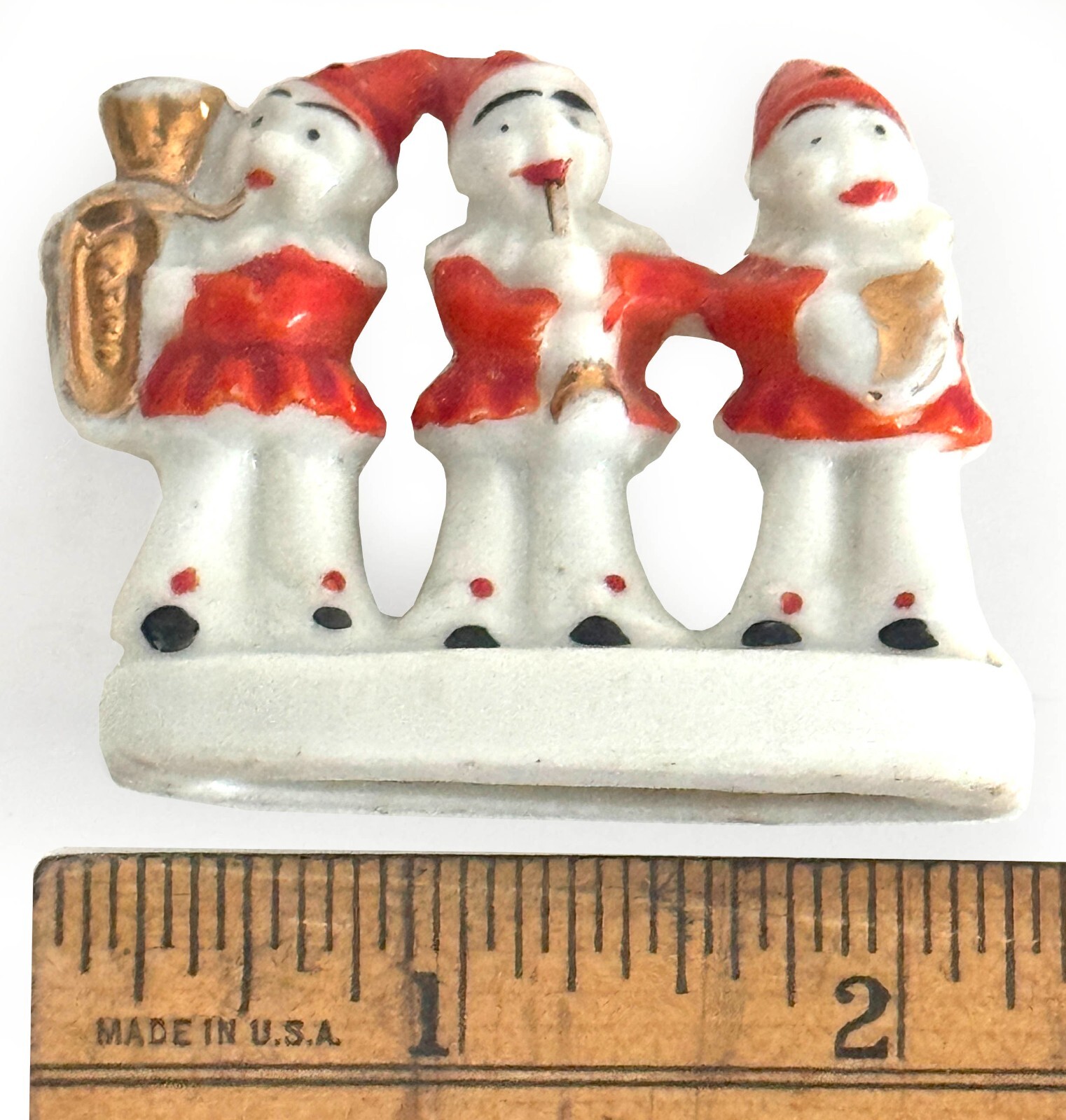 Vintage Trio of  3 Musical Pixies Ceramic 2\