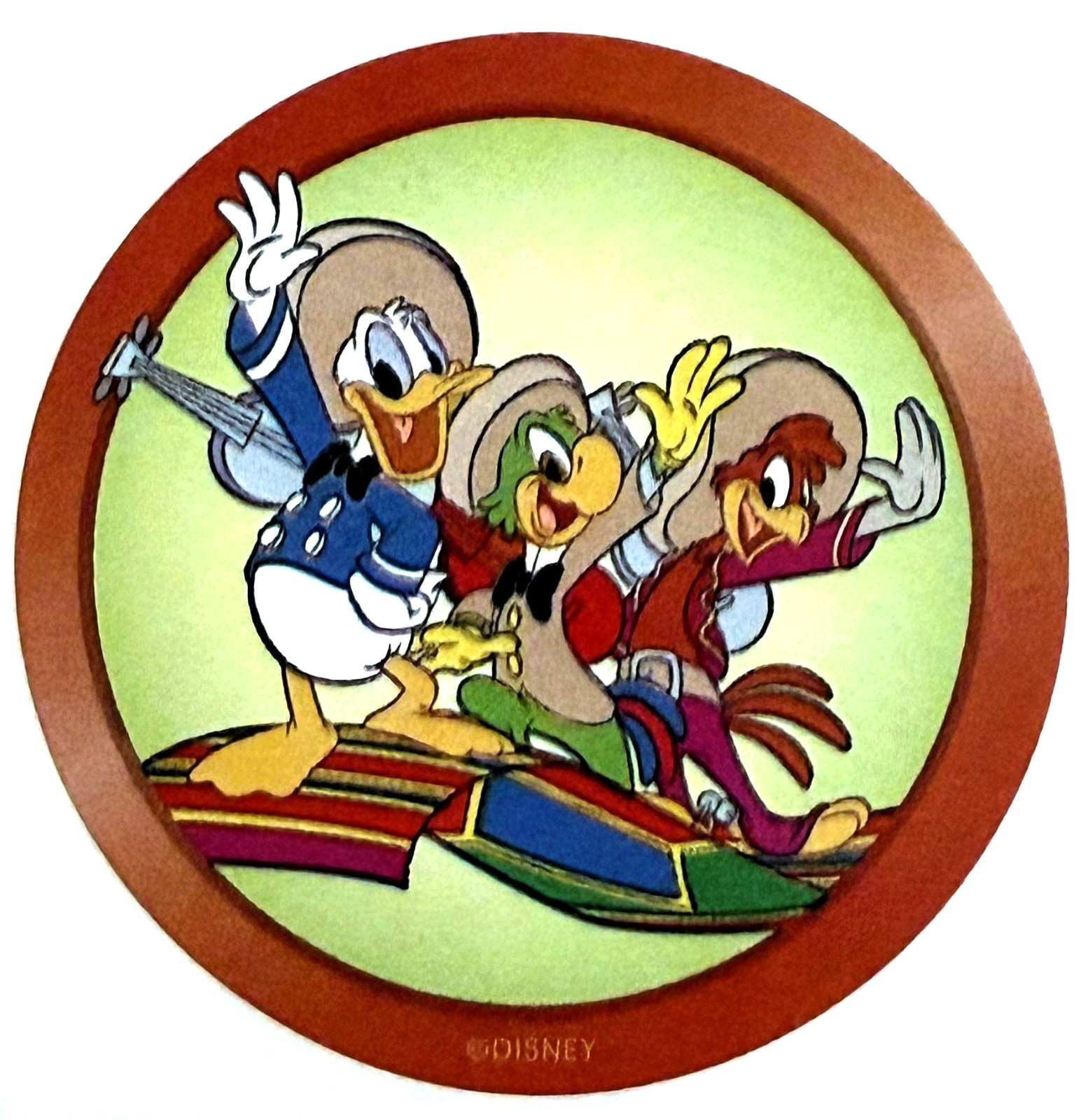 Three Caballeros Sticker Donald Duck Jose Carioca Panchito EPCOT Disney World