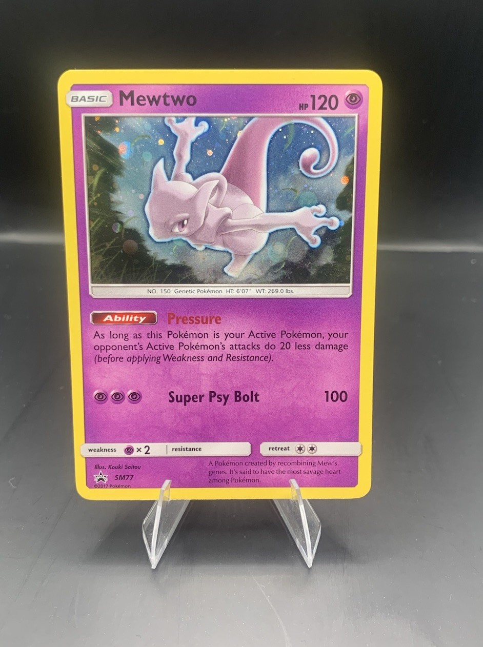 2017 Pokemon SM Black Star Promos Mewtwo #SM77