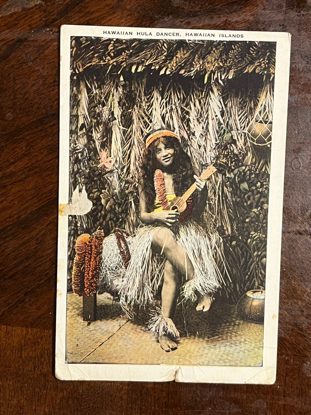Honolulu, HI 1931 Hawaiian Hula Dancer Ethnic Ukelele Postcard Posted Honolulu, HI 1931 Hawaiian Hula Dancer Ethnic Ukelele Postcard Posted