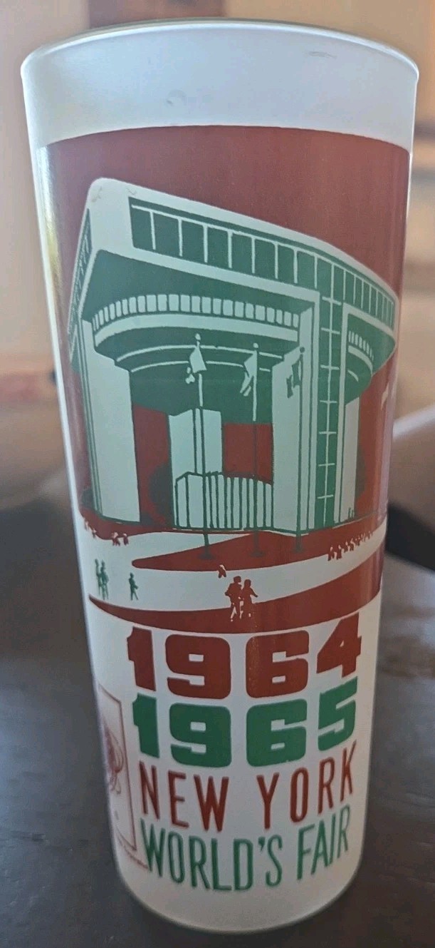 Vintage 1964-1965 New York World\'s Fair Frosted Glasses -Variety-You Choose 