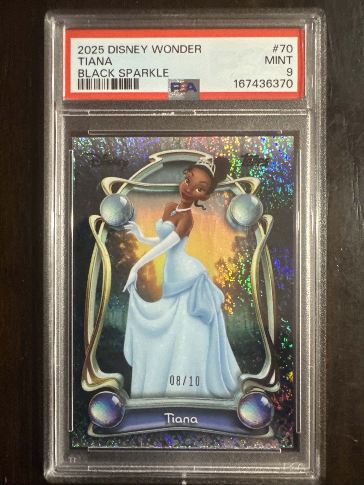 2025 Topps Disney Wonder Tiana Black Sparkle /10 Princess PSA 9 🔥🔥POP 1🔥🔥 2025 Topps Disney Wonder Tiana Black Sparkle /10 Princess PSA 9 🔥🔥POP 1🔥🔥