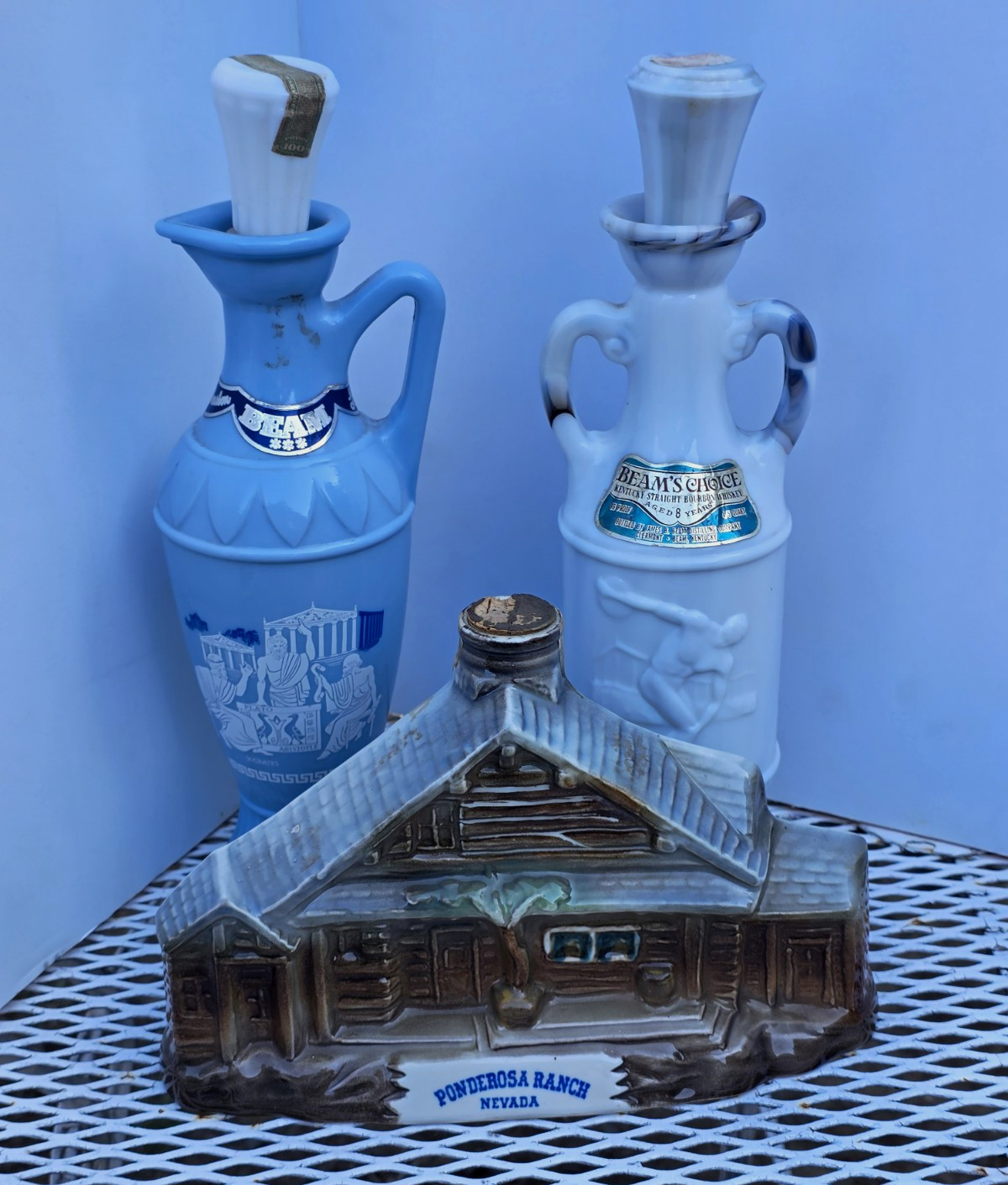 Vintage Lot Of 3  Jim Beam  Decanter