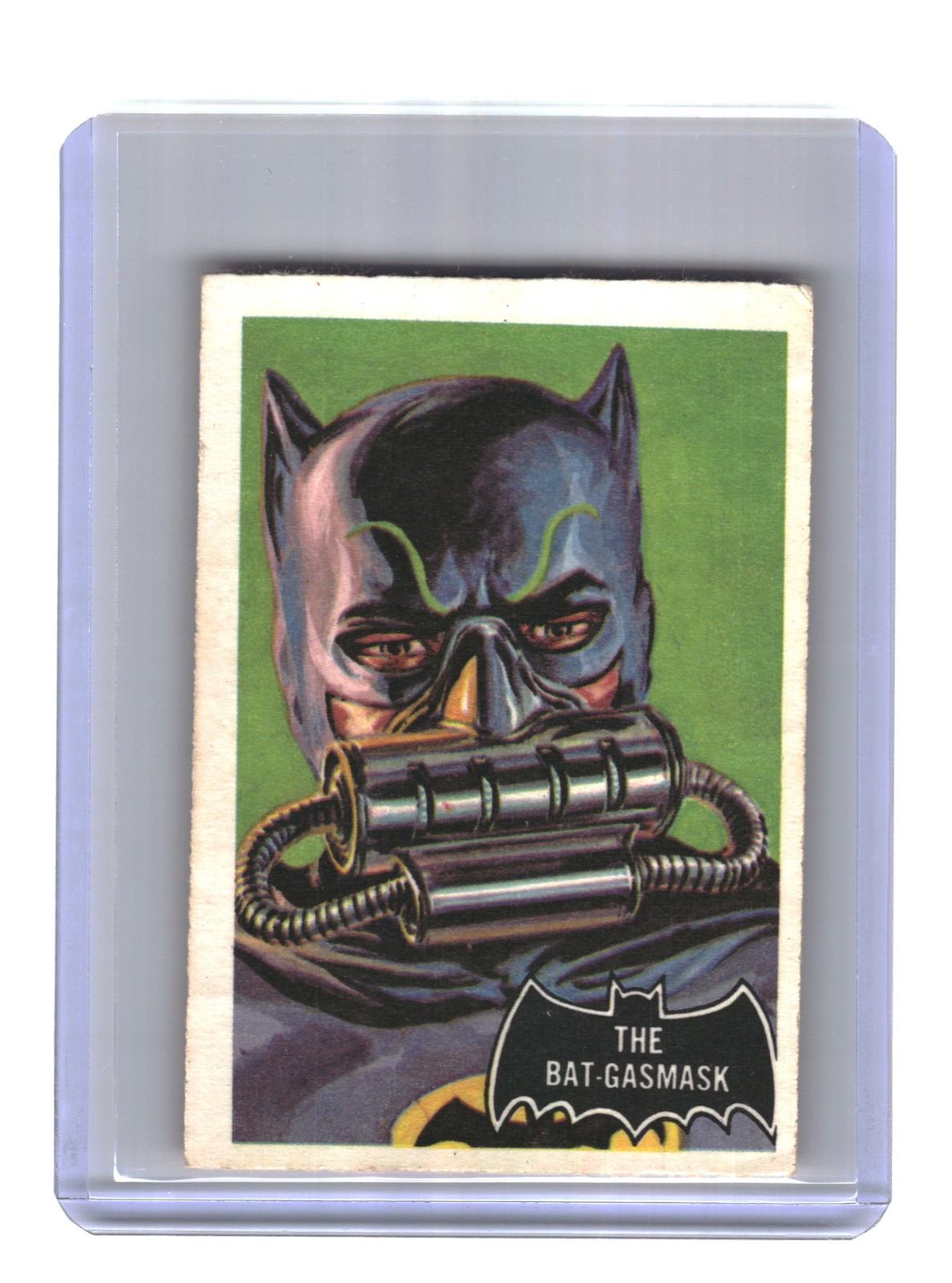 1966 A&BC Batman #43 The Bat-Gasmask