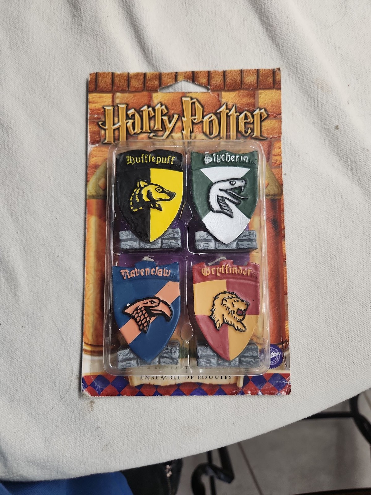 Vintage Harry Potter Hogwarts House Crest Candle Set - New in Pack Vintage Harry Potter Hogwarts House Crest Candle Set - New in Pack