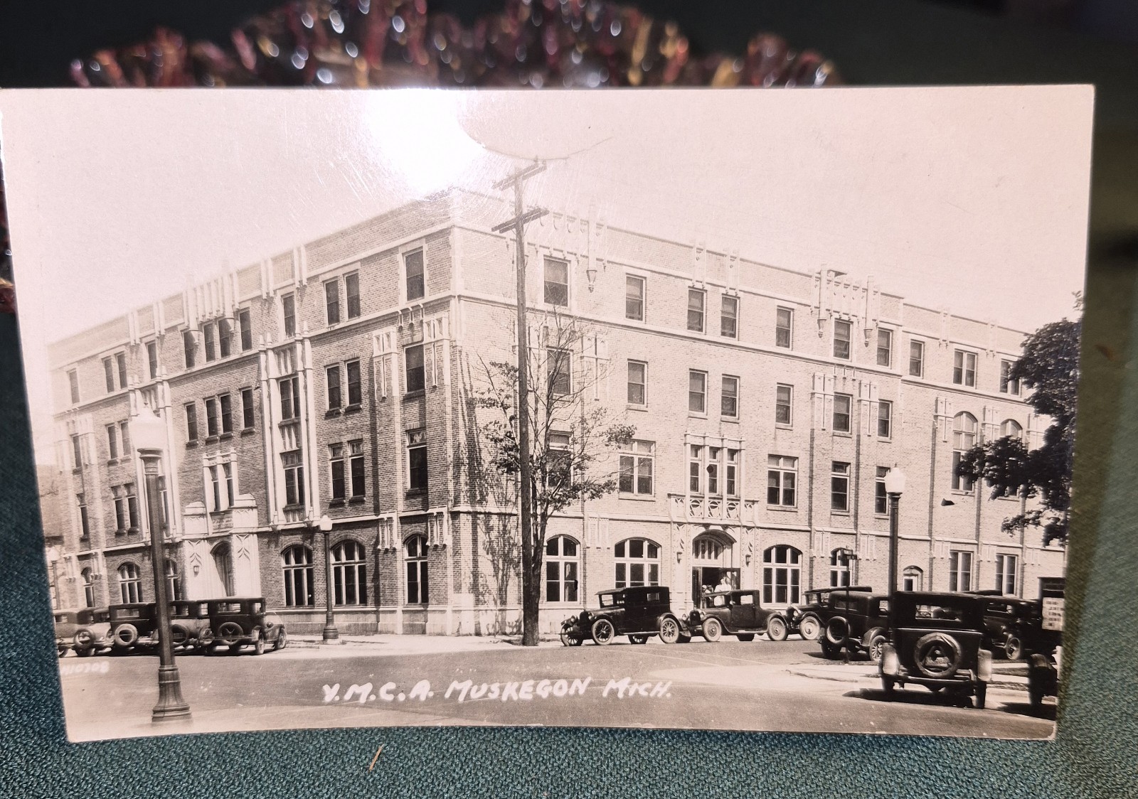 RPPC Divided Back Postcard YMCA Building Muskegon MI Michigan Unposted 1907-15 RPPC Divided Back Postcard YMCA Building Muskegon MI Michigan Unposted 1907-15