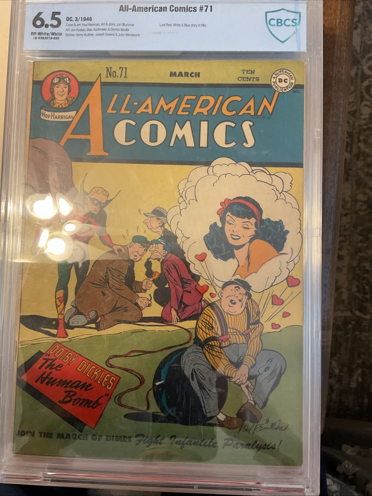 All-American Comics #71 (DC Comics March 1946) CBCS 6.5