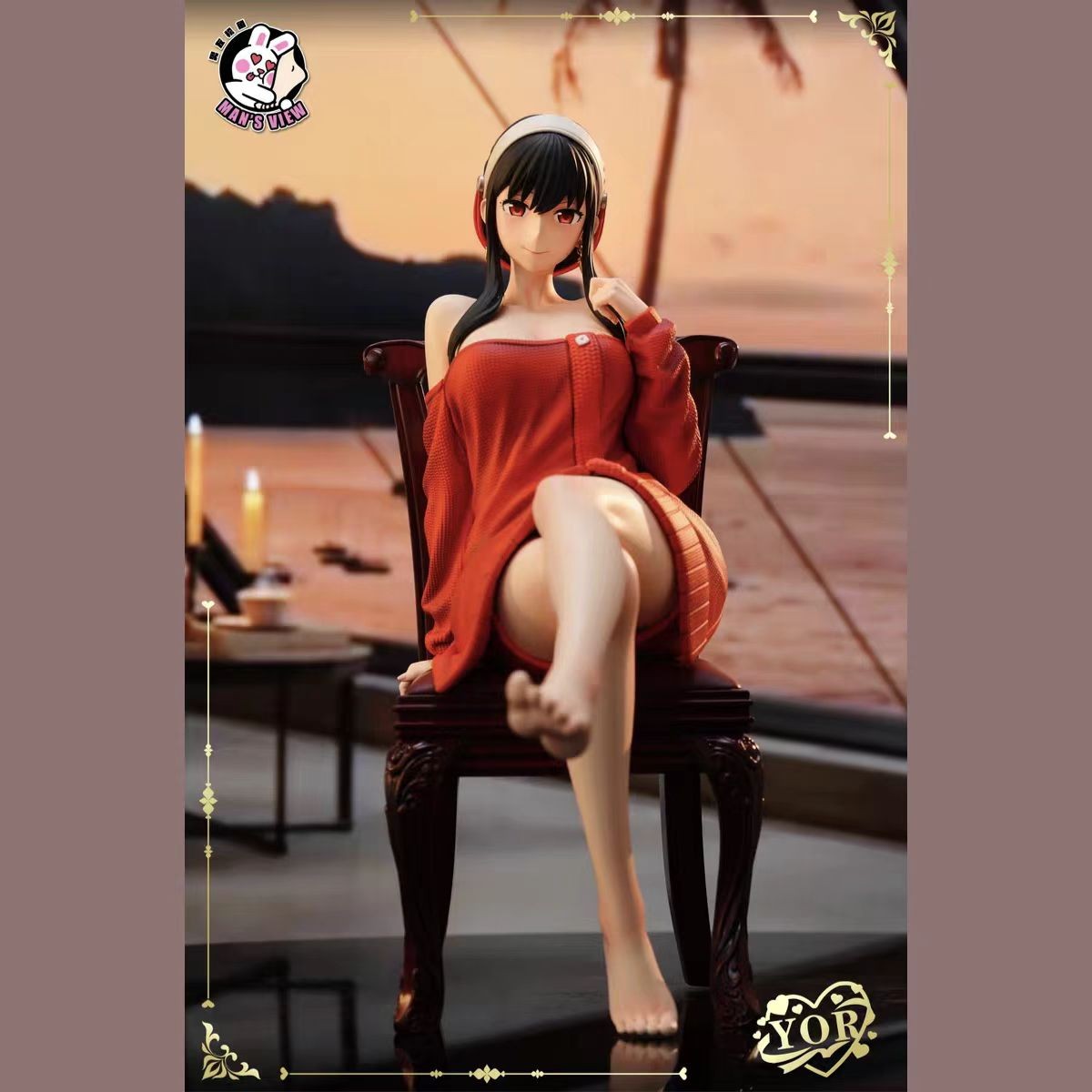 MAN'S VIEW Studio SPY X FAMILY Yor Forger Model PU in stock 1/4 H33cm Anime