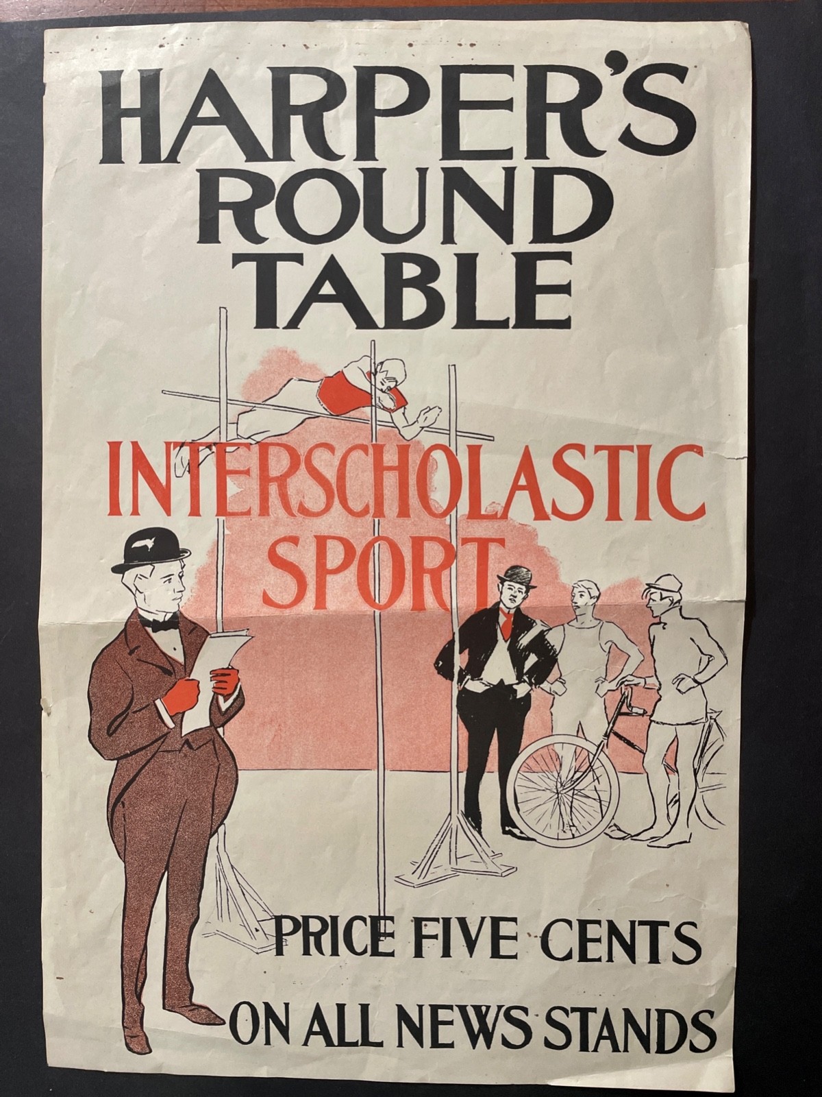 Original 1895 Poster Harper's Round Table Edward Penfield Original 1895 Poster Harper's Round Table Edward Penfield