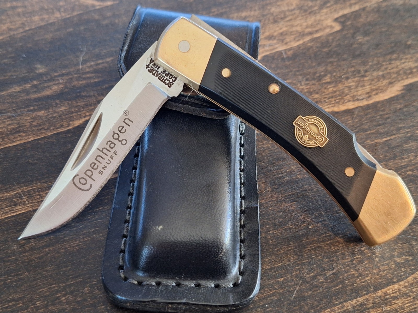 Vintage Schrade Copenhagen Advertising Pocket Knife Vintage Schrade Copenhagen Advertising Pocket Knife