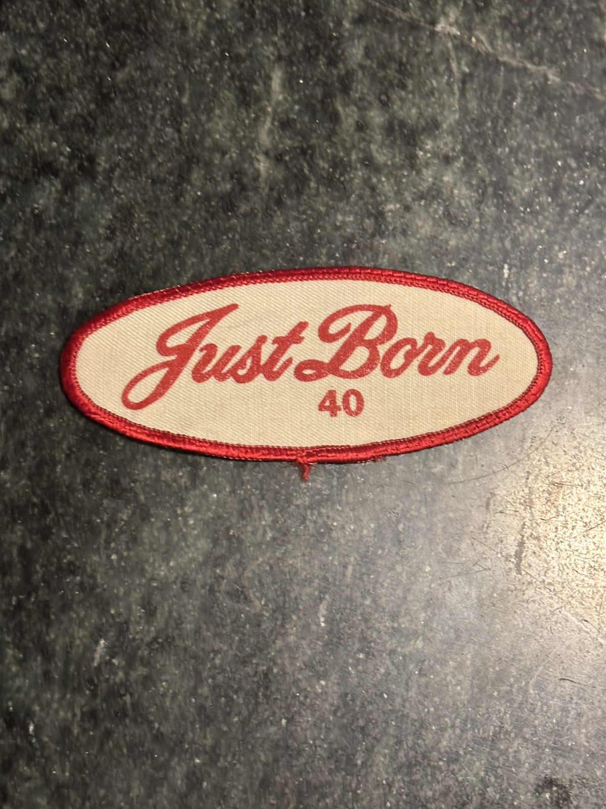 Just Born Candy Bethlehem PA 70s 80s PATCH Rare Vtg 4” Mike Ikes Peeps Just Born Candy Bethlehem PA 70s 80s PATCH Rare Vtg 4” Mike Ikes Peeps
