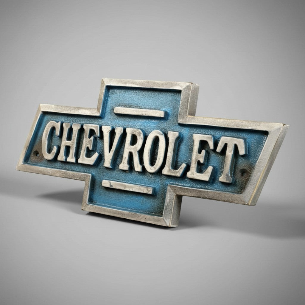 Chevrolet 1911 Cast Iron Embossed Plaque